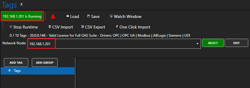 Remote central server