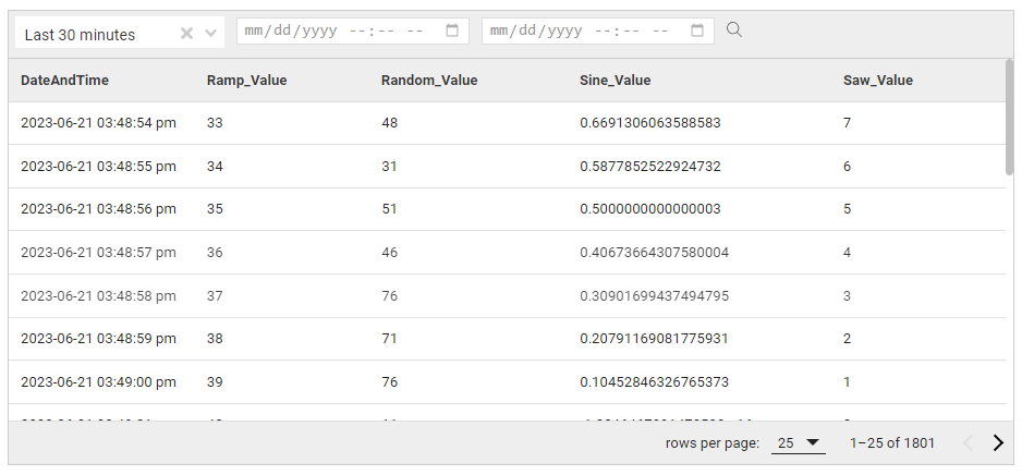 Data Grid Component