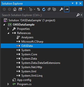 OASConfig Reference