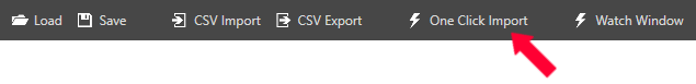 One Click Import Button