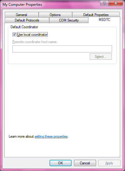 DCOM Security Configuration 511