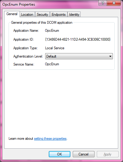 DCOM Security Configuration 537