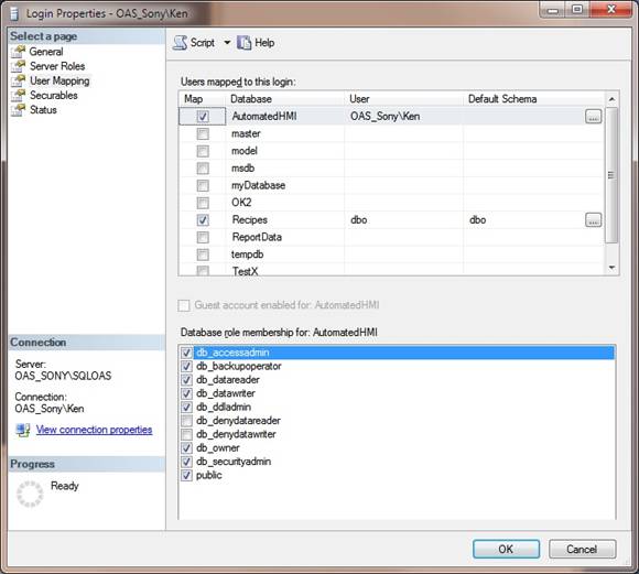 Database Security Login 5