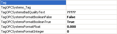 OPC Controls Label Properties 316