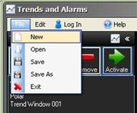 Trend and Alarm Menu 482